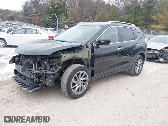 2015 Nissan Rogue SV with VIN 5N1AT2MV0FC768321, listed as a IAAI auction lot 41347423 with 138,960 mi miles. Bid and sale history available at carsss.com. Image 2.