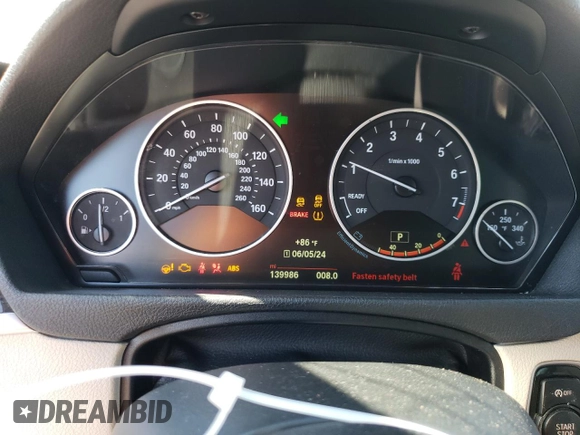 2018 BMW 3 Series 330i xDrive with VIN WBA8Z9C53JB219879, listed as a Copart auction lot 57744634 with 139,986 mi miles and Salvage Title. Bid and sale history available at carsss.com. Image 9.