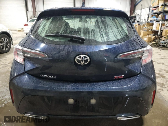 2019 Toyota Corolla Hatchback SE with VIN JTNK4RBE5K3046074, listed as a Copart auction lot 80350194 with 81,689 mi miles and Salvage Title. Bid and sale history available at carsss.com. Image 6.