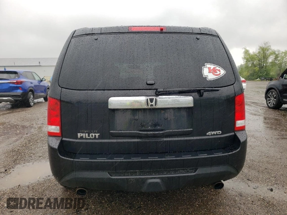2012 Honda Pilot EX-L with VIN 5FNYF4H58CB041202, listed as a Copart auction lot 61659015 with 192,475 mi miles and Clean title. Bid and sale history available at DreamBid. Image 6.