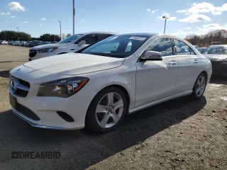 2018 Mercedes-Benz CLA 250 with VIN WDDSJ4GB2JN586277, listed as a Copart auction lot 74450313 with 43,518 mi miles and . Bid and sale history available at DreamBid. Image 1.