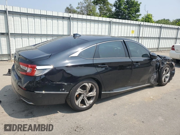 2018 Honda Accord EX with VIN 1HGCV1F48JA092308, listed as a Copart auction lot 58187935 with 146,928 mi miles and Salvage title. Bid and sale history available at DreamBid. Image 3.