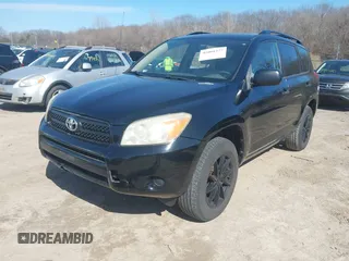 2007 Toyota RAV4 with VIN JTMZD33V376037409, listed as a IAAI auction lot 42001277 with 255,217 mi miles. Bid and sale history available at carsss.com. Image 2.