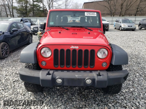 2015 Jeep Wrangler Unlimited Willys Wheeler with VIN 1C4BJWDG2FL542045, listed as a Copart auction lot 52903465 with 86,205 mi miles and Clean Title. Bid and sale history available at DreamBid. Image 5.