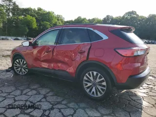 2021 Ford Escape Titanium Hybrid with VIN 1FMCU0DZ7MUB20799, listed as a Copart auction lot 58835735 with 37,767 mi miles and Salvage title. Bid and sale history available at DreamBid. Image 2.