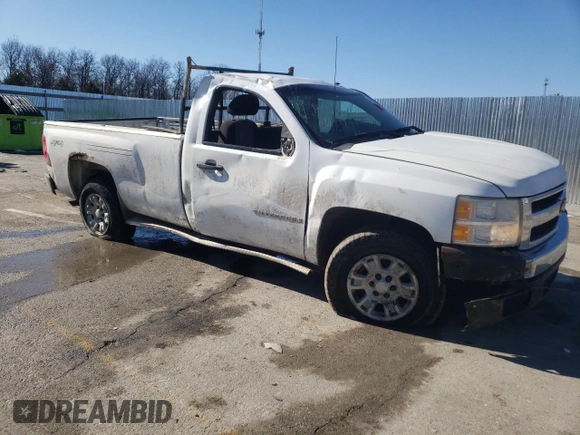 2008 Chevrolet Silverado 1500 Work Truck with VIN 1GCEK14C78Z332678, listed as a Copart auction lot 46855235 with 177,794 mi miles and Salvage Title. Bid and sale history available at carsss.com. Image 4.