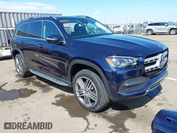 2020 Mercedes-Benz GLS with VIN 4JGFF5KE1LA207411, listed as a IAAI auction lot 41896706 with 31,843 mi miles. Bid and sale history available at carsss.com. Image 1.