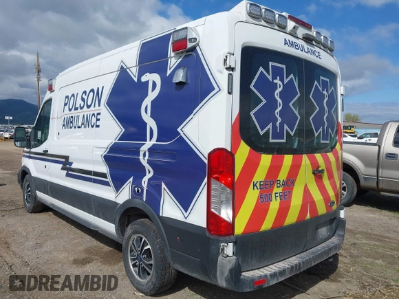 2022 Ford Transit z VIN 1FDBR1CG6NKA76214, wystawiony jako IAAI lot #42150218 z przebiegiem Nie podano mil oraz . Historia ofert i sprzedaży dostępna na DreamBid. Obrazek 3.