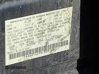 2009 Nissan Maxima SV с VIN 1N4AA51E39C808109, выставлен на аукционе IAAI как лот 42023316 с пробегом 166 400 миль миль и . История ставок и продаж доступна на DreamBid. Изображение 9.