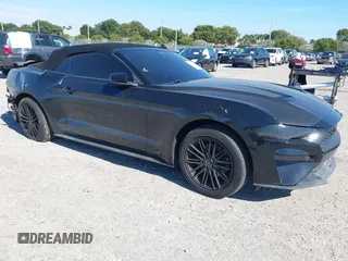 2021 Ford Mustang EcoBoost with VIN 1FATP8UH4M5116114, listed as a IAAI auction lot 41224103 with 85,245 mi miles. Bid and sale history available at carsss.com. Image 1.
