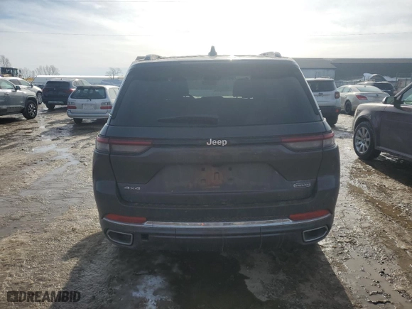 2024 Jeep Grand Cherokee Overland with VIN 1C4RJHDG4R8540329, listed as a Copart auction lot 42094175 with 11,337 mi miles and Clean Title. Bid and sale history available at carsss.com. Image 6.
