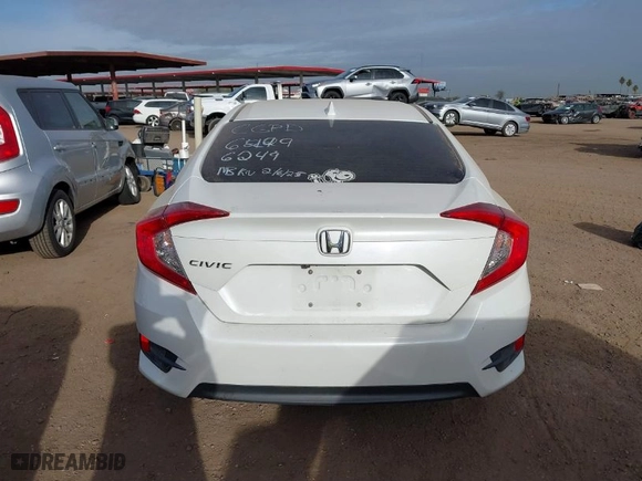2018 Honda Civic Sedan EX with VIN 19XFC2F70JE206249, listed as a IAAI auction lot 41569170 with 87,001 mi miles. Bid and sale history available at carsss.com. Image 16.