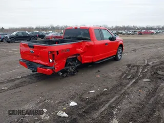 2020 Ford F-150 XL with VIN 1FTEX1EP0LFC31673, listed as a IAAI auction lot 41509569 with 55,048 mi miles. Bid and sale history available at carsss.com. Image 4.