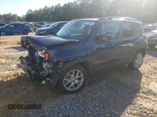 2021 Jeep Renegade Latitude z VIN ZACNJCBB4MPN30648, wystawiony jako Copart lot #48489495 z przebiegiem 66 336 mil mil oraz Szkoda całkowita • Salvage title. Historia ofert i sprzedaży dostępna na DreamBid. Obrazek 1.