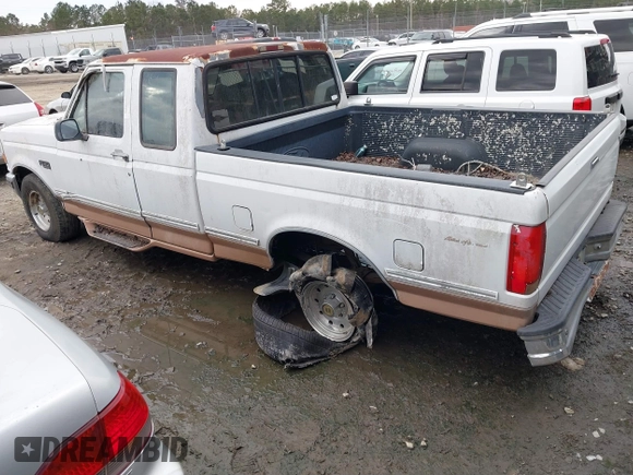 1995 Ford F-150 with VIN 1FTEX15N5SKA55739, listed as a IAAI auction lot 41222165 with 1 mi miles. Bid and sale history available at carsss.com. Image 3.
