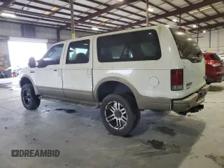 2003 Ford Excursion Eddie Bauer with VIN 1FMSU45P23EC07826, listed as a Copart auction lot 83909884 with 261,656 mi miles and Clean title. Bid and sale history available at DreamBid. Image 2.