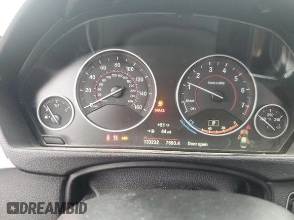2017 BMW 3 Series 340i with VIN WBA8B3G34HNU35808, listed as a Copart auction lot 83197504 with 133,232 mi miles and Salvage Title. Bid and sale history available at DreamBid. Image 9.