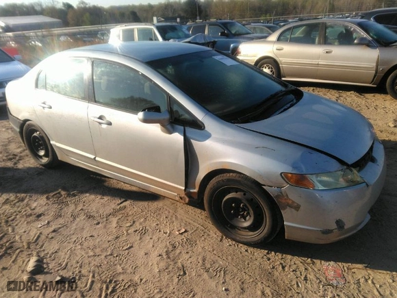 2010 Honda Civic Sdn LX with VIN 2HGFA1F57AH308880, listed as a IAAI auction lot 41893782 with 255,762 mi miles. Bid and sale history available at carsss.com. Image 1.