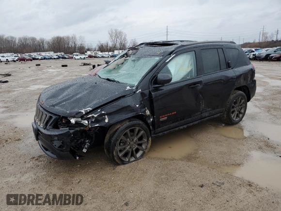 2016 Jeep Compass Sport with VIN 1C4NJCBB7GD785834, listed as a Copart auction lot 47480555 with Not provided miles and Salvage title. Bid and sale history available at DreamBid. Image 1.