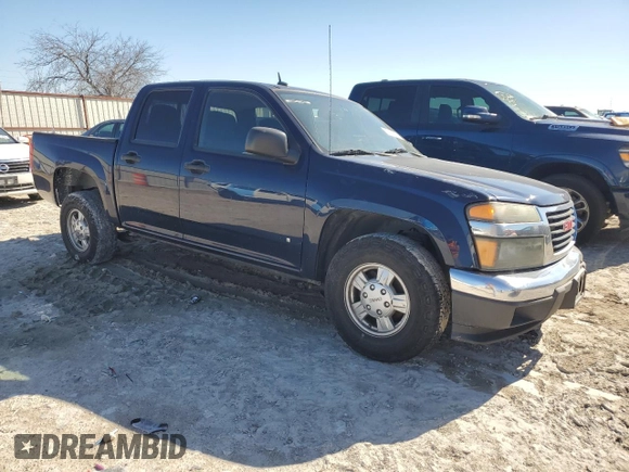 2008 GMC Canyon SLE1 with VIN 1GTCS13E388166904, listed as a Copart auction lot 87927505 with 127,218 mi miles and Salvage Title. Bid and sale history available at carsss.com. Image 4.
