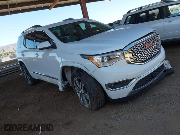 2019 GMC Acadia Denali with VIN 1GKKNPLS4KZ185995, listed as a IAAI auction lot 42110820 with 130,617 mi miles and . Bid and sale history available at carsss.com. Image 1.