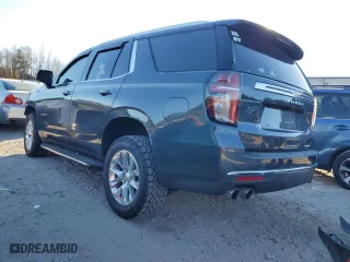 2021 Chevrolet Tahoe Premier with VIN 1GNSKSKD0MR156904, listed as a Copart auction lot 78676124 with 81,558 mi miles and Salvage Title. Bid and sale history available at carsss.com. Image 2.