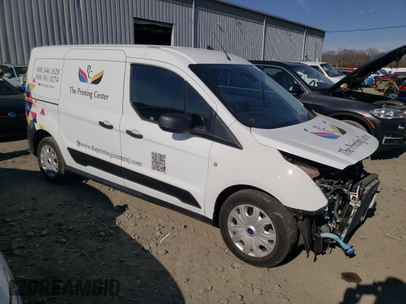 2022 Ford Transit Connect XL with VIN NM0LS7S23N1512090, listed as a Copart auction lot 46346735 with 12,739 mi miles and Salvage title. Bid and sale history available at DreamBid. Image 4.