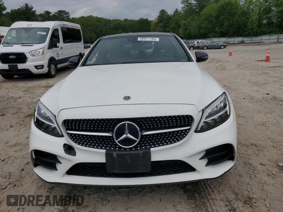 2019 Mercedes-Benz C 300 with VIN 55SWF8EB0KU284346, listed as a Copart auction lot 58927195 with Not provided miles and Salvage title. Bid and sale history available at DreamBid. Image 5.