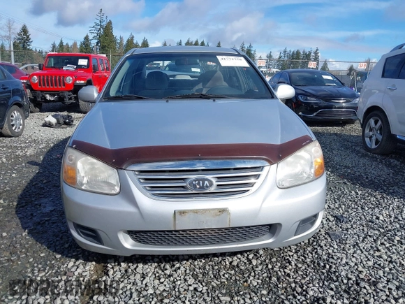 2007 Kia Spectra EX with VIN KNAFE121375453966, listed as a IAAI auction lot 41775758 with 211,586 mi miles. Bid and sale history available at carsss.com. Image 13.