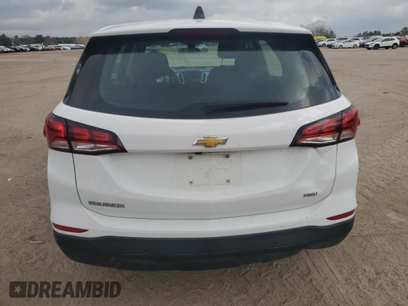 2023 Chevrolet Equinox LS with VIN 3GNAX5EG4PL259369, listed as a Copart auction lot 44984935 with 51,246 mi miles and Salvage title. Bid and sale history available at DreamBid. Image 6.