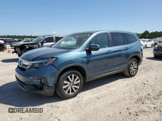 2021 Honda Pilot EX z VIN 5FNYF5H38MB010036, wystawiony jako Copart lot #52436015 z przebiegiem 102 343 mil mil oraz Szkoda całkowita • Salvage title. Historia ofert i sprzedaży dostępna na DreamBid. Obrazek 1.