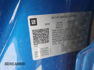 2019 GMC Canyon 4WD SLE z VIN 1GTG6CENXK1222416, wystawiony jako IAAI lot #41878077 z przebiegiem 85 415 mil mil oraz . Historia ofert i sprzedaży dostępna na DreamBid. Obrazek 9.