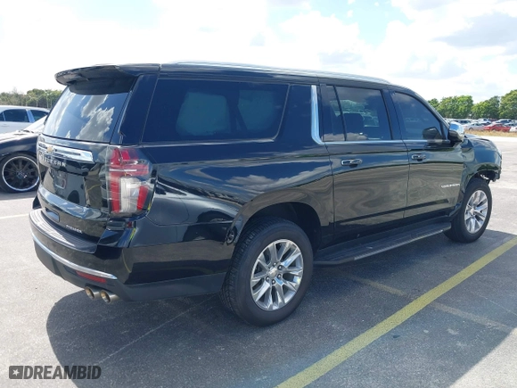 2023 Chevrolet Suburban Premier with VIN 1GNSCFKD3PR342574, listed as a IAAI auction lot 40506276 with 45,644 mi miles. Bid and sale history available at carsss.com. Image 4.