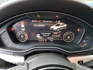 2018 Audi S4 Premium Plus with VIN WAUB4AF42JA172228, listed as a Copart auction lot 54327913 with 57,851 mi miles. Bid and sale history available at carsss.com. Image 9.