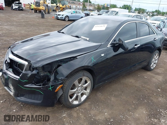 2013 Cadillac ATS with VIN 1G6AG5RX5D0176838, listed as a IAAI auction lot 42524634 with 109,825 mi miles and . Bid and sale history available at DreamBid. Image 2.