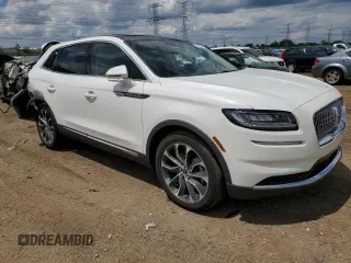 2021 Lincoln Nautilus Reserve with VIN 2LMPJ8KPXMBL09872, listed as a Copart auction lot 58990205 with 50,988 mi miles and Salvage title. Bid and sale history available at DreamBid. Image 4.