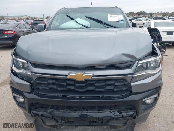 2022 Chevrolet Colorado 2WD LT with VIN 1GCGSCEA7N1293649, listed as a IAAI auction lot 41257494 with 110,905 mi miles. Bid and sale history available at carsss.com. Image 12.