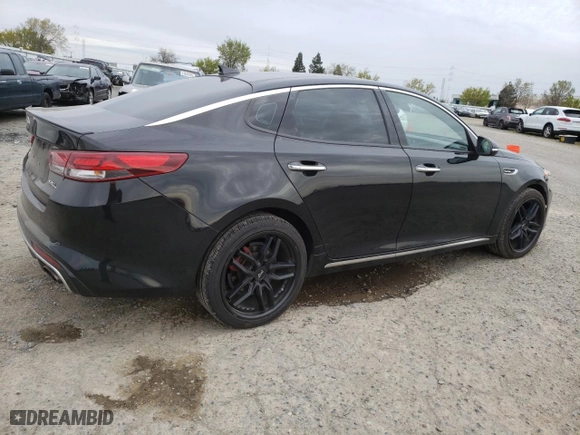 2017 Kia Optima SX Limited with VIN 5XXGV4L24HG136551, listed as a Copart auction lot 49744555 with 185,324 mi miles and Clean Title. Bid and sale history available at carsss.com. Image 3.