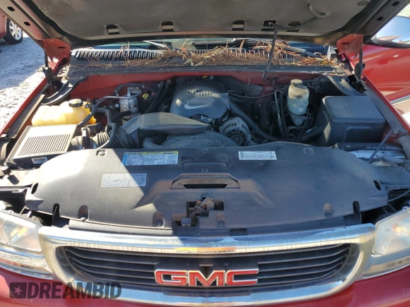 2001 GMC Sierra 1500HD SLE z VIN 1GTGC13U81F154156, wystawiony jako Copart lot #75496844 z przebiegiem 209 902 mil mil oraz Szkody całkowita. Historia ofert i sprzedaży dostępna na DreamBid. Obrazek 11.