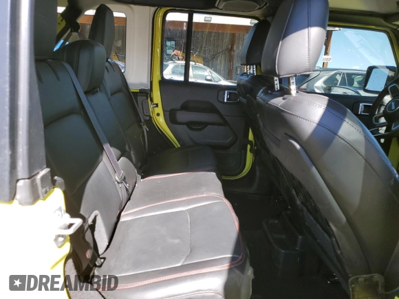 2023 Jeep Wrangler Rubicon with VIN 1C4HJXFN6PW515569, listed as a Copart auction lot 46721135 with 9,114 mi miles and Salvage title. Bid and sale history available at DreamBid. Image 10.