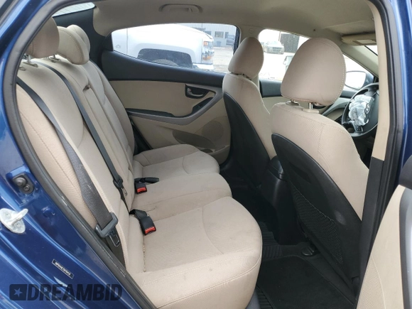 2016 Hyundai Elantra SE z VIN 5NPDH4AE7GH764131, wystawiony jako Copart lot #56663305 z przebiegiem 136 123 mil mil oraz Szkoda całkowita • Salvage title. Historia ofert i sprzedaży dostępna na DreamBid. Obrazek 10.