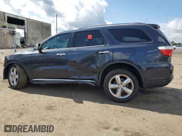 2013 Dodge Durango Citadel with VIN 1C4SDHET6DC592944, listed as a Copart auction lot 74306054 with 87,025 mi miles and Salvage Title. Bid and sale history available at carsss.com. Image 2.