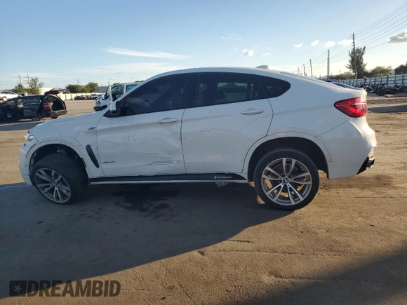 2016 BMW X6 sDrive35i with VIN 5UXKU0C50G0F93598, listed as a Copart auction lot 86175964 with 76,734 mi miles and Salvage Title. Bid and sale history available at carsss.com. Image 2.