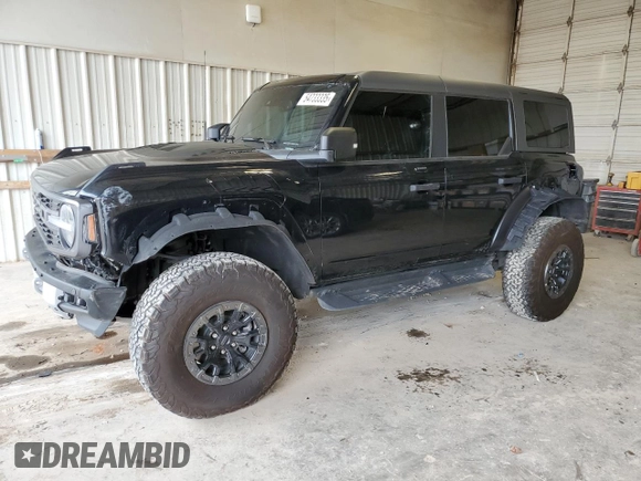 2023 Ford Bronco Raptor with VIN 1FMEE5JR7PLB23414, listed as a Copart auction lot 54733335 with 11,967 mi miles and Salvage title. Bid and sale history available at DreamBid. Image 1.