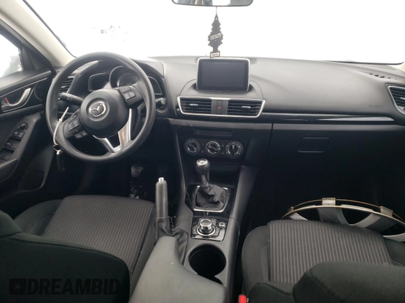 2014 Mazda 3 i Touring with VIN JM1BM1L72E1126437, listed as a Copart auction lot 85980494 with 105,853 mi miles and Salvage Title. Bid and sale history available at DreamBid. Image 8.