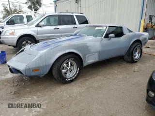 1979 Chevrolet Corvette with VIN 1Z8789S417643, listed as a Copart auction lot 79934384 with 48,973 mi miles and Salvage title. Bid and sale history available at DreamBid. Image 1.