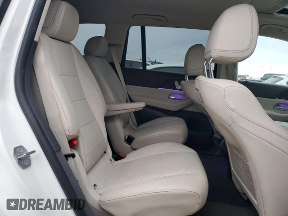2020 Mercedes-Benz GLS 450 with VIN 4JGFF5KE0LA258527, listed as a Copart auction lot 44766285 with 51,808 mi miles and Salvage Title. Bid and sale history available at DreamBid. Image 11.