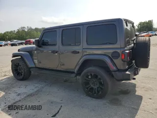 2018 Jeep Wrangler Unlimited Sahara z VIN 1C4HJXENXJW325069, wystawiony jako Copart lot #57405885 z przebiegiem 74 052 mil mil oraz Czysty tytuł • Clean title. Historia ofert i sprzedaży dostępna na DreamBid. Obrazek 2.