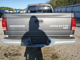 2004 Dodge Dakota SLT with VIN 1D7GL42KX4S597346, listed as a Copart auction lot 52591965 with 116,280 mi miles and Salvage Title. Bid and sale history available at carsss.com. Image 6.