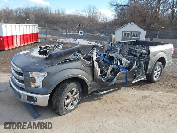 2017 Ford F-150 XL with VIN 1FTEW1CP7HKC60057, listed as a IAAI auction lot 41440464 with 1 mi miles. Bid and sale history available at carsss.com. Image 6.
